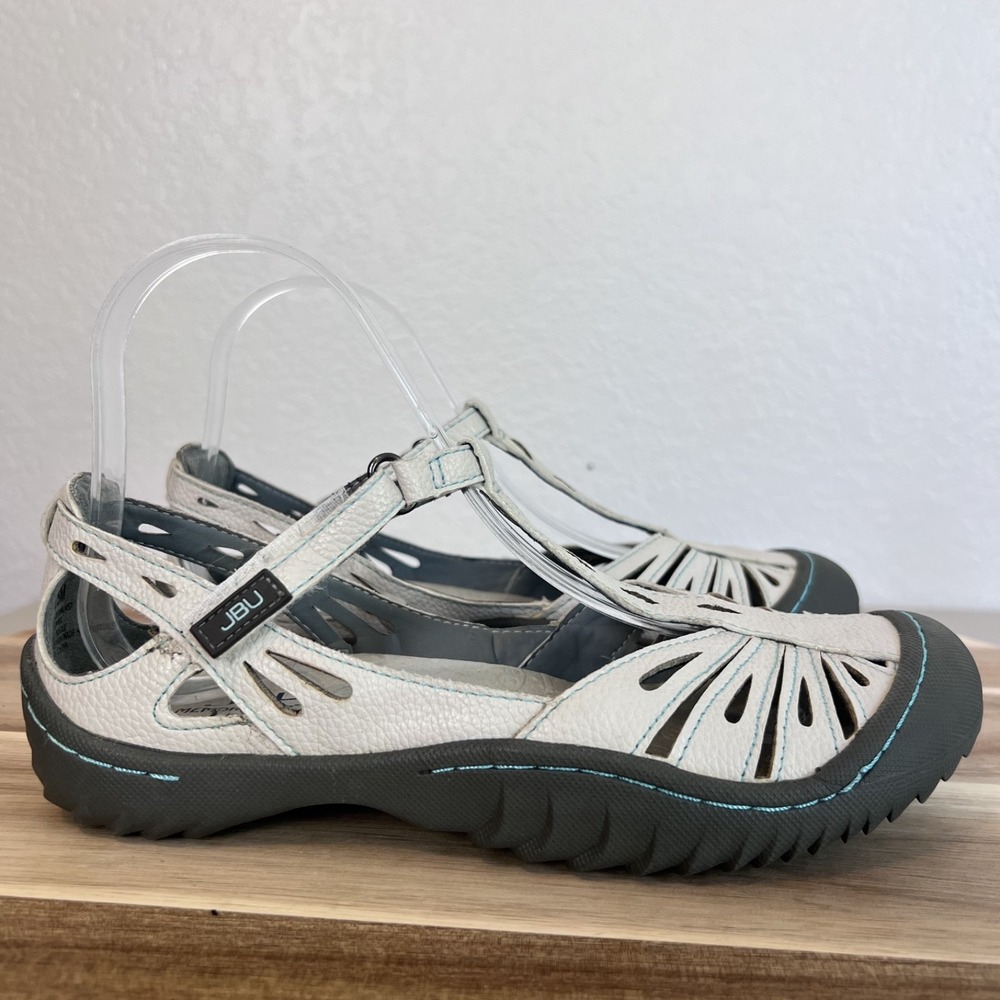 Jambu JBU Sandals Womens 6.5 M Mary Jane Vegan Leather Melon Granola Outdoor Y2K